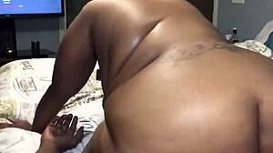 Sexy BBW milf gets oily massage then pounded hard by massive BBC
