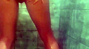 Young neighbor sends bath video with big ass.