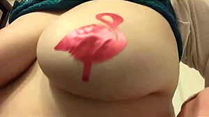 Have you seen those flamingo tits dancing with hard nipples?