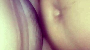 Huge cumshot from black guy on my belly