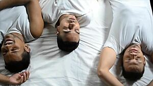 New Year's Party Ends With Threesome