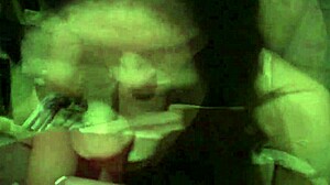 Young brunette slut picks up client in alley for intense fucking and blowjob