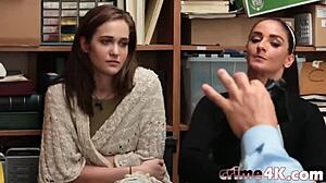 amateur pussy blowjob and fucking in the shop, raw and intense