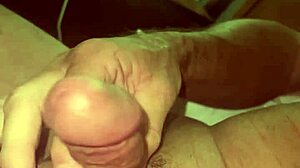 slow motion play with the cock in action