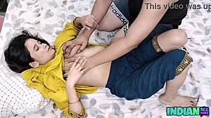 intimate indian wife cums hard on husband's massive cock