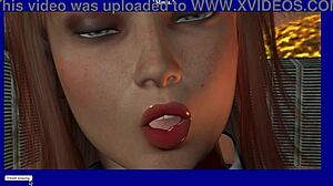 Shaved Pussy Virtual Sci-Fi Girl Gets Fucked in Armory