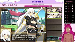 Vtuber Lewdneko plays Evenicle with cute moans in part 2.