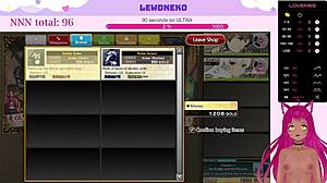 Vtuber Lewdneko plays Evenicle with cute moans in part 2.