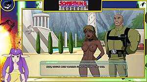 Dc comics unlimited themyscira features nude cartoon characters in action