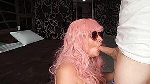 stepsister sucks pervert's cock and rides until exhausted