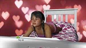 Let's Play a Fun Game with My Stepsister in the Backyard