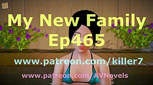 Anime Brunette Plays Game With Monster Cock