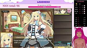 Vtuber Lewdneko plays Evenicle with cute moans in part 2.