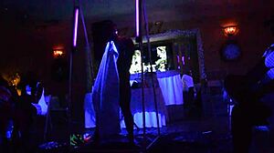 Male Stripper Glows In The Dark For Milfs With Toys Clothes Ripped Big Ass Orgy!