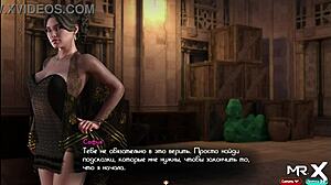 Milf takes cock in anal assfucking in treasure of nadia game