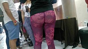 i found this hot big-ass girl in leggings