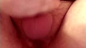 we had our first cum while masturbating