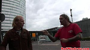 Goth prostitute feels intense pleasure