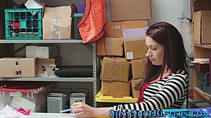 Redhead teen caught in high definition reality scene