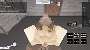 Ride the monster cock cowgirl, suck it, then missionary fuck