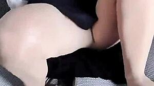 i watch this asian babe with big wet pussy masturbate in stockings