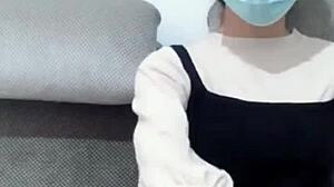 i watch this asian babe with big wet pussy masturbate in stockings