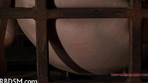 masked babe bound and pounded hard in missionary style