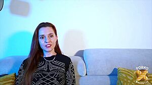 Olesha Fulfills Kira's Fantasies in Steamy European FFM Threesome with Blonde Milf Slut