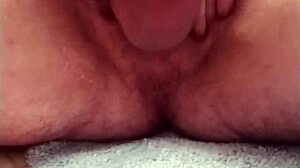 we had our first cum while masturbating