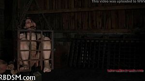 masked babe bound and pounded hard in missionary style