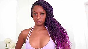 Première pénétration anale double de Jasminy Villar