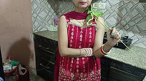 Desi Saara Bhabhi’s Wild Valentine Kitchen Romp with Devar