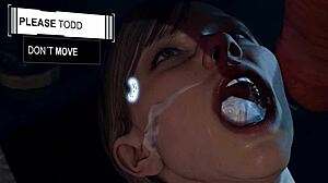 Kara Pleasure Droid v divokej 3D hentai akcii! Šialené!