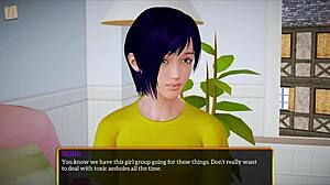 blonde amateur with big ass in family game