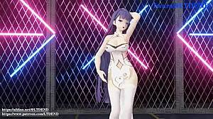 よ、雷電芽衣のチャイナドレスでエロ揺れチェック！