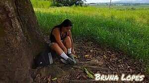 Adventure With Bruna Lopes Part 1 On The Train Tracks