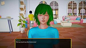 blonde amateur with big ass in family game