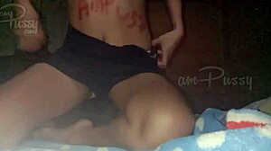 Asian college girl shaves and rubs her pussy in homemade solo video