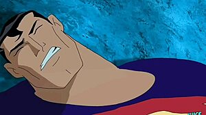 Wow, gay bara yaoi mongul rides superman's steel cock in hentai!