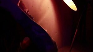 Hot tattooed girl softly masturbates, teasing her body suggestively