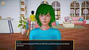 blonde amateur with big ass in family game