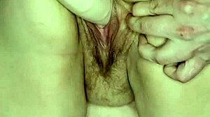 Milf In Leggings Takes Huge Dildo In Her Pussy Hole!