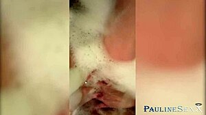 Girl Masturbates In Bathroom And Fucks Herself With Dildo