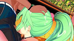 Channel Mascot Jori Experiences First Outdoor Fuck