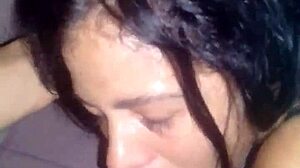 Cute Young Girl Sucking Until He Explodes