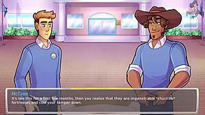 Sinfully fun games in Overwatch academy with big tits and sexy bathing.