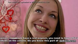 Why spread that soft shaved pussy so wide? Are you ready to deflorate this cuddly sweetie in hardcore fetish action?