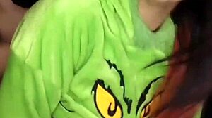 Big Ass Latina Chubby Babe in Christmas Taboo Fun, Wow!