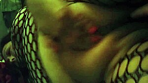 Sasha In Shaved BBW Lingerie Masturbation Scene