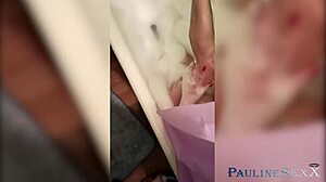 Girl Masturbates In Bathroom And Fucks Herself With Dildo